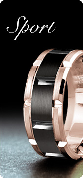 click here to shop for Carlex's sport collection of luxury wedding rings.