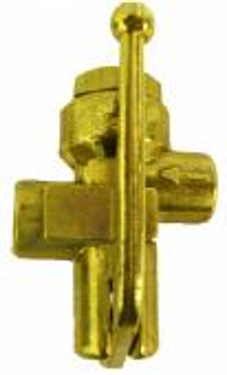 Flip Valve, CO2, 1/4" FPT, Brass