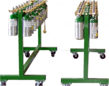 Medical Cylinder Filling Cart, 20 Cylinder