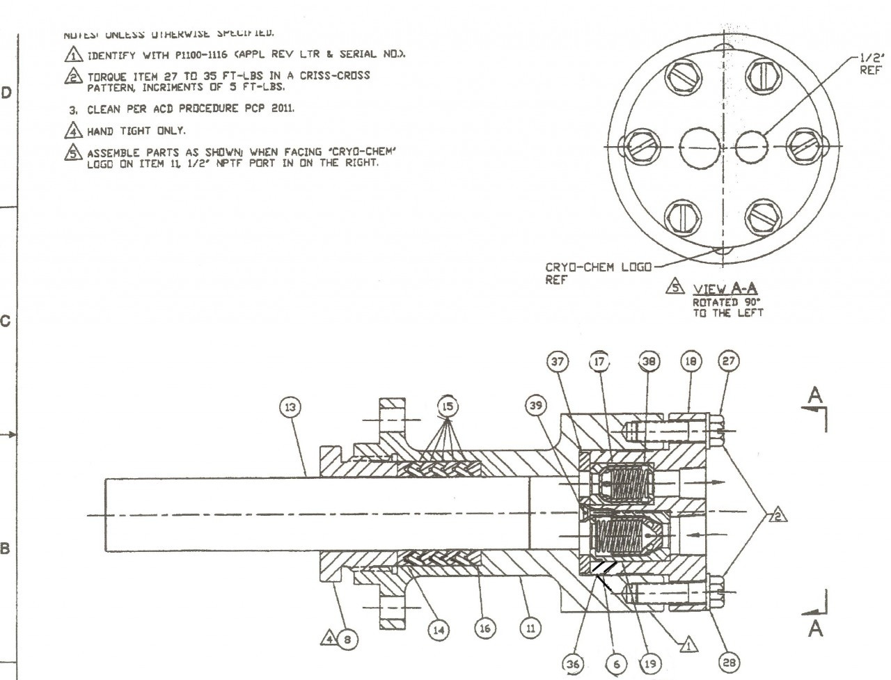 Discharge Valve, P1100