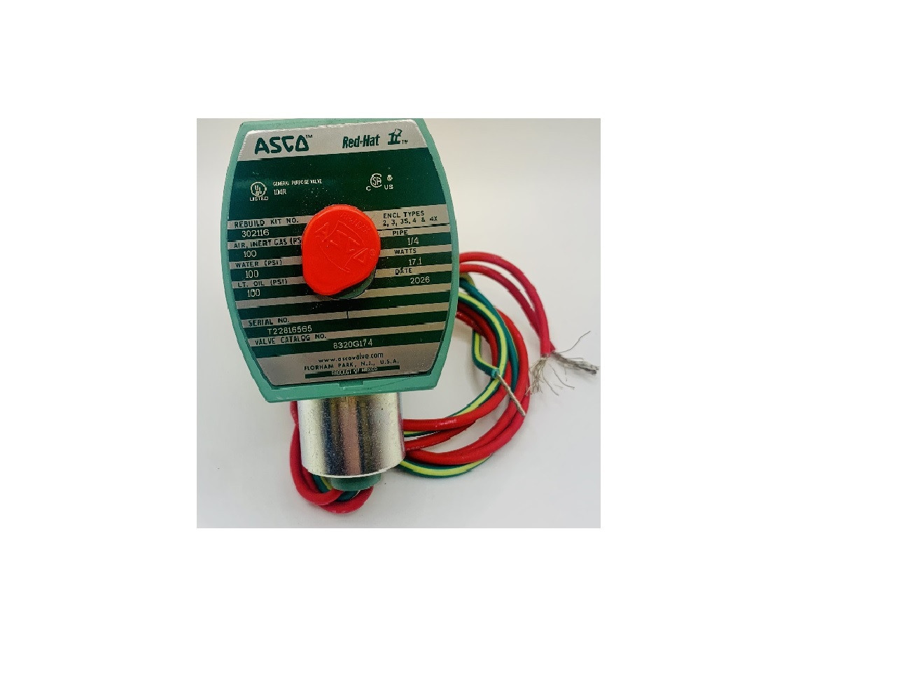 Cryogenic Service Solenoid Valve Asco