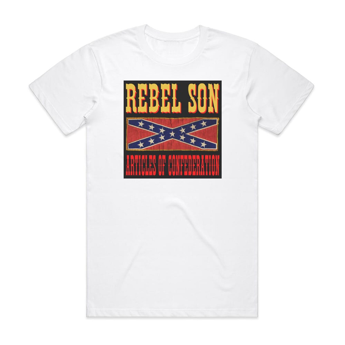 Rockinstone - T-shirt Artigos do Filho Rebelde da Confederação