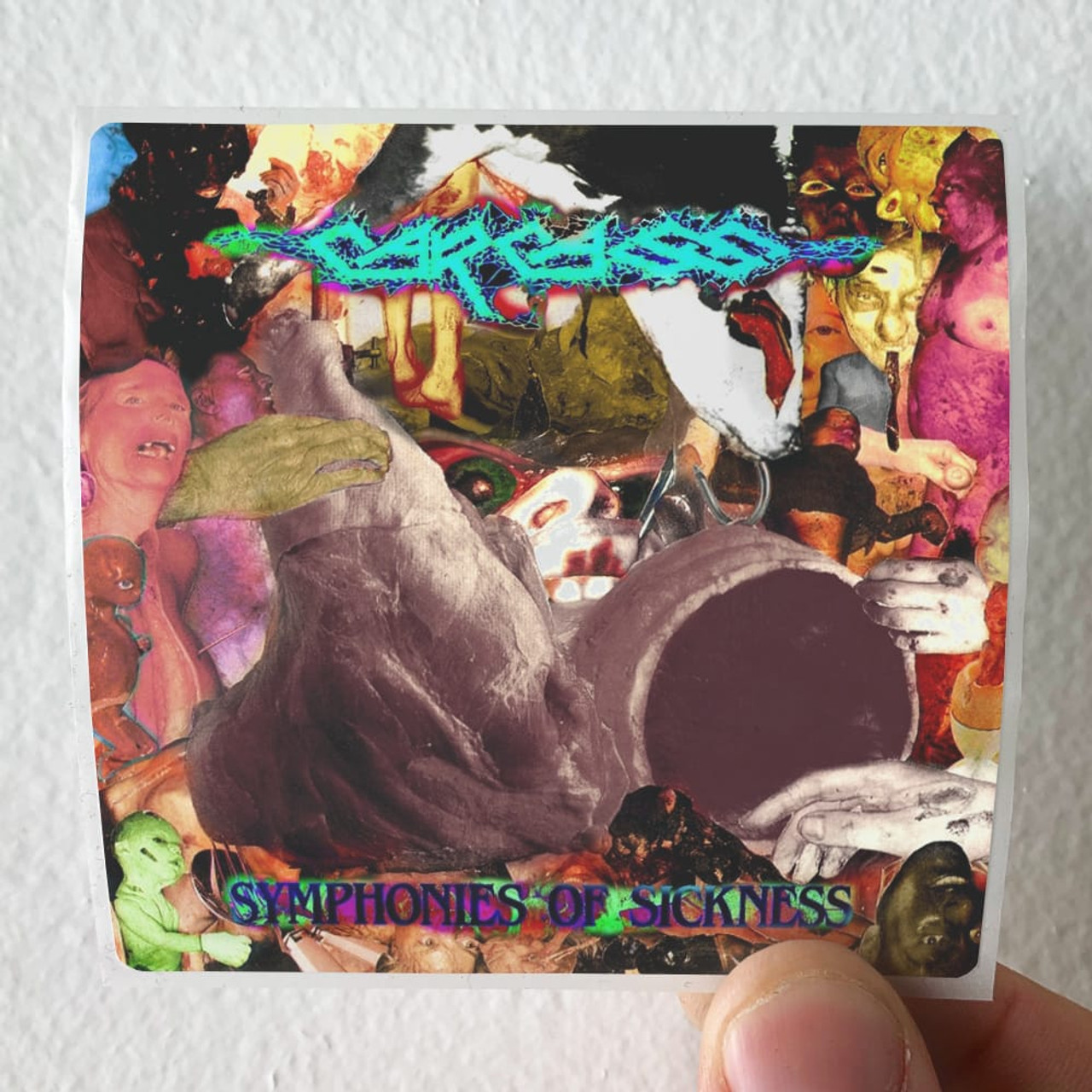 Carcass Symphonies Of Sickness 1 Album Cover Sticker