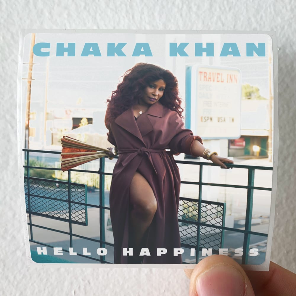 Chaka Khan Hello Happiness Album Cover Sticker