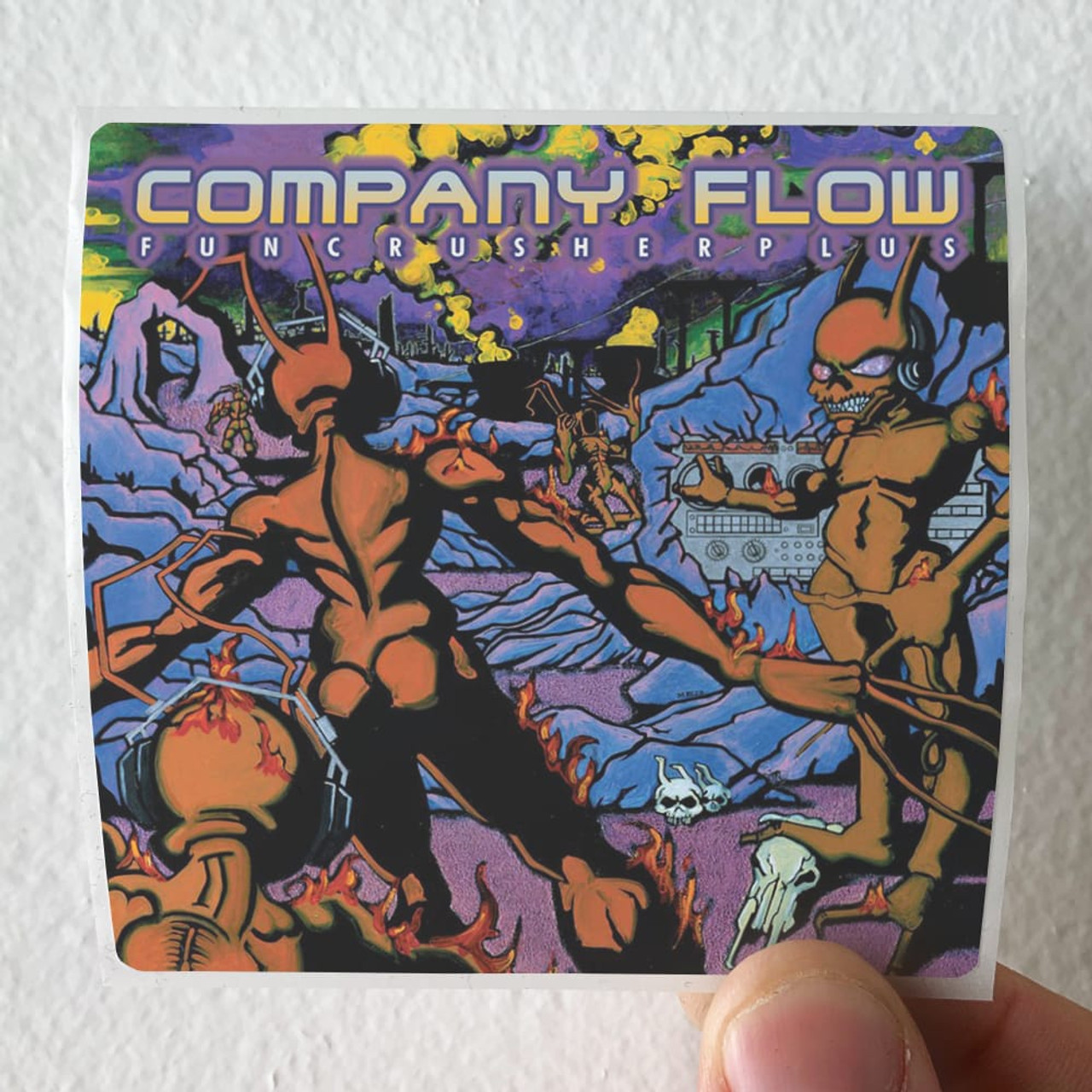 Company Flow Funcrusher Plus Album Cover Sticker