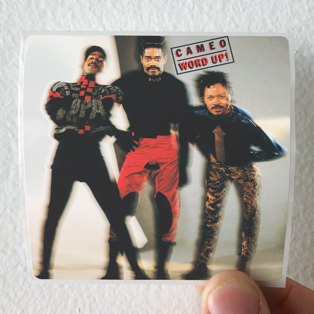 Cameo Word Up Album Cover Sticker