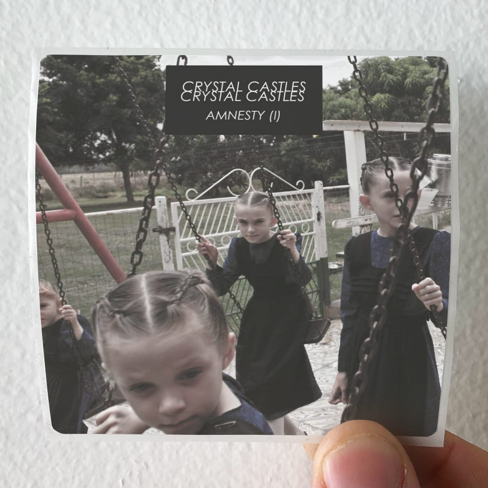 Crystal Castles Amnesty I Album Cover Sticker