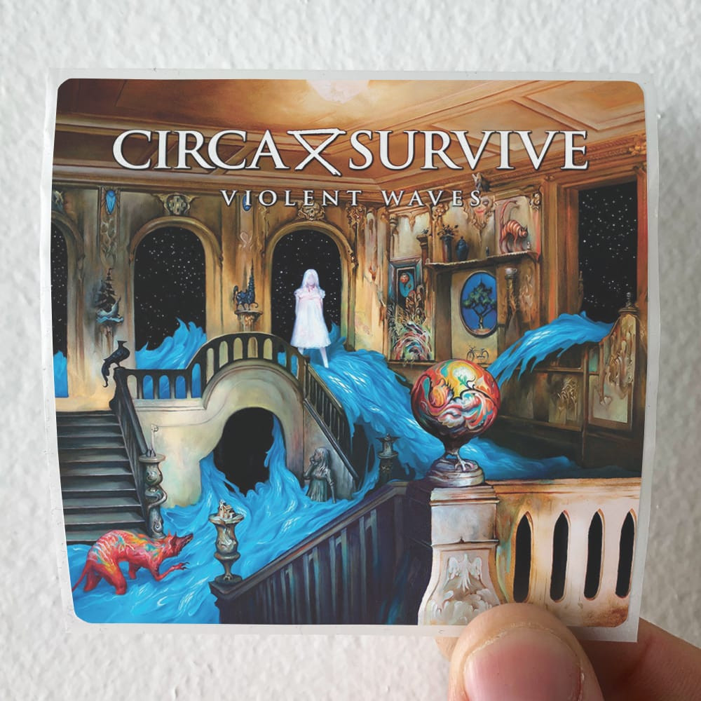 Circa Survive Violent Waves Album Cover Sticker