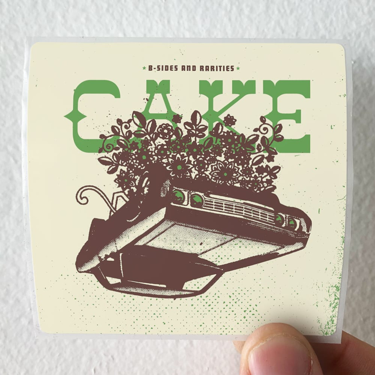 CAKE B Sides And Rarities 1 Album Cover Sticker