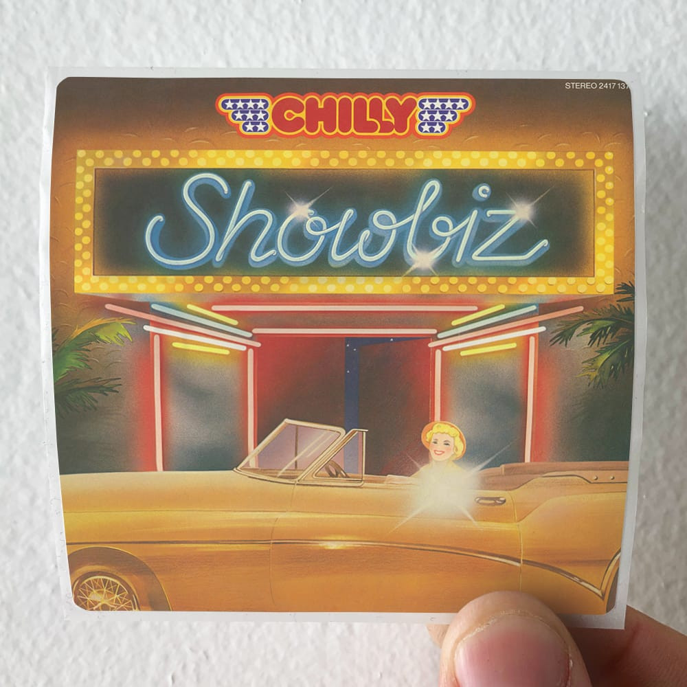 Chilly Showbiz Album Cover Sticker