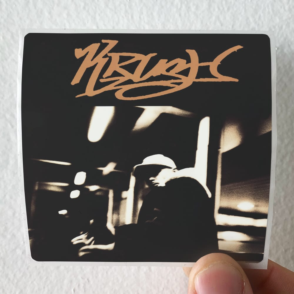 DJ KRUSH／深層　STICKER DJ Krush Krush Album Cover Sticker