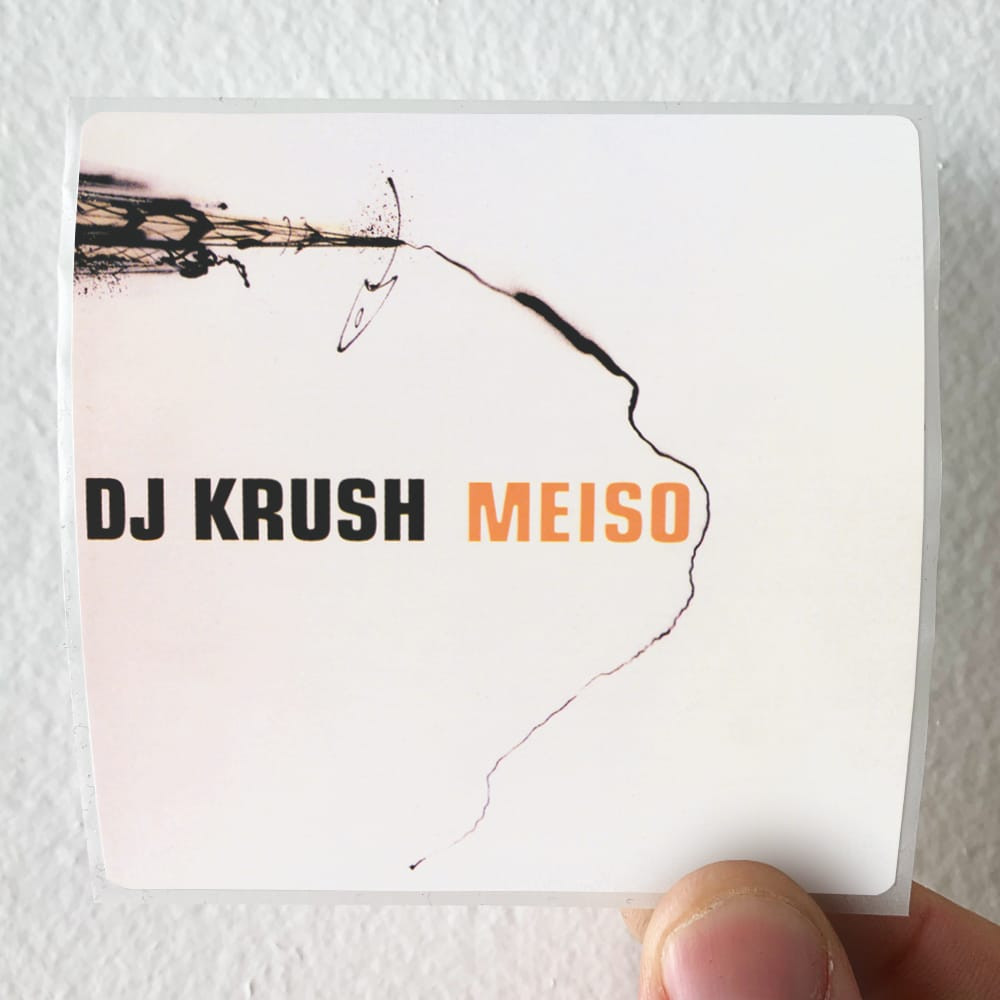 DJ Krush Meiso Album Cover Sticker