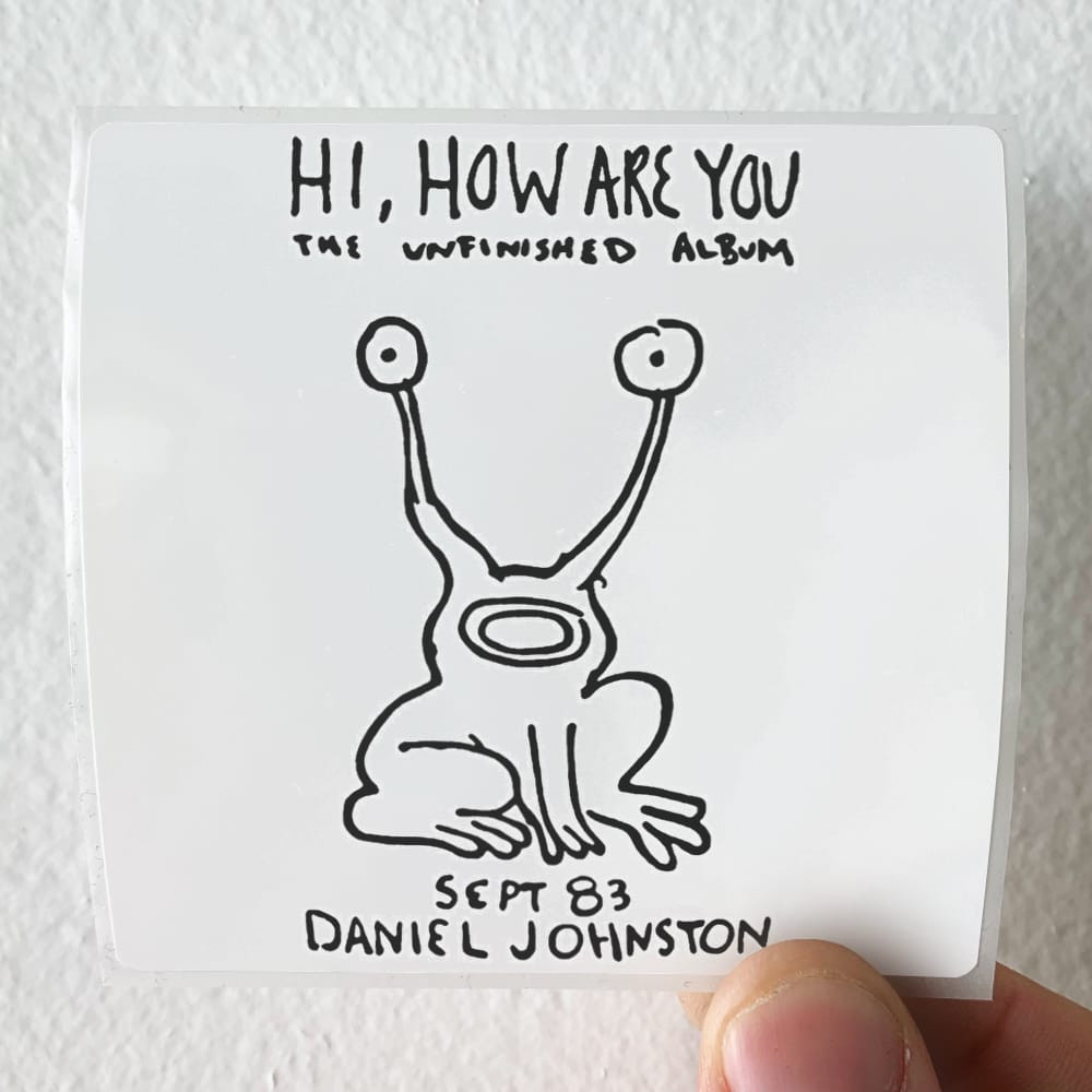 Daniel Johnston Hi How Are You Album Cover Sticker