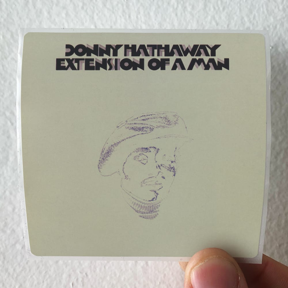 Donny Hathaway Extension Of A Man Album Cover Sticker