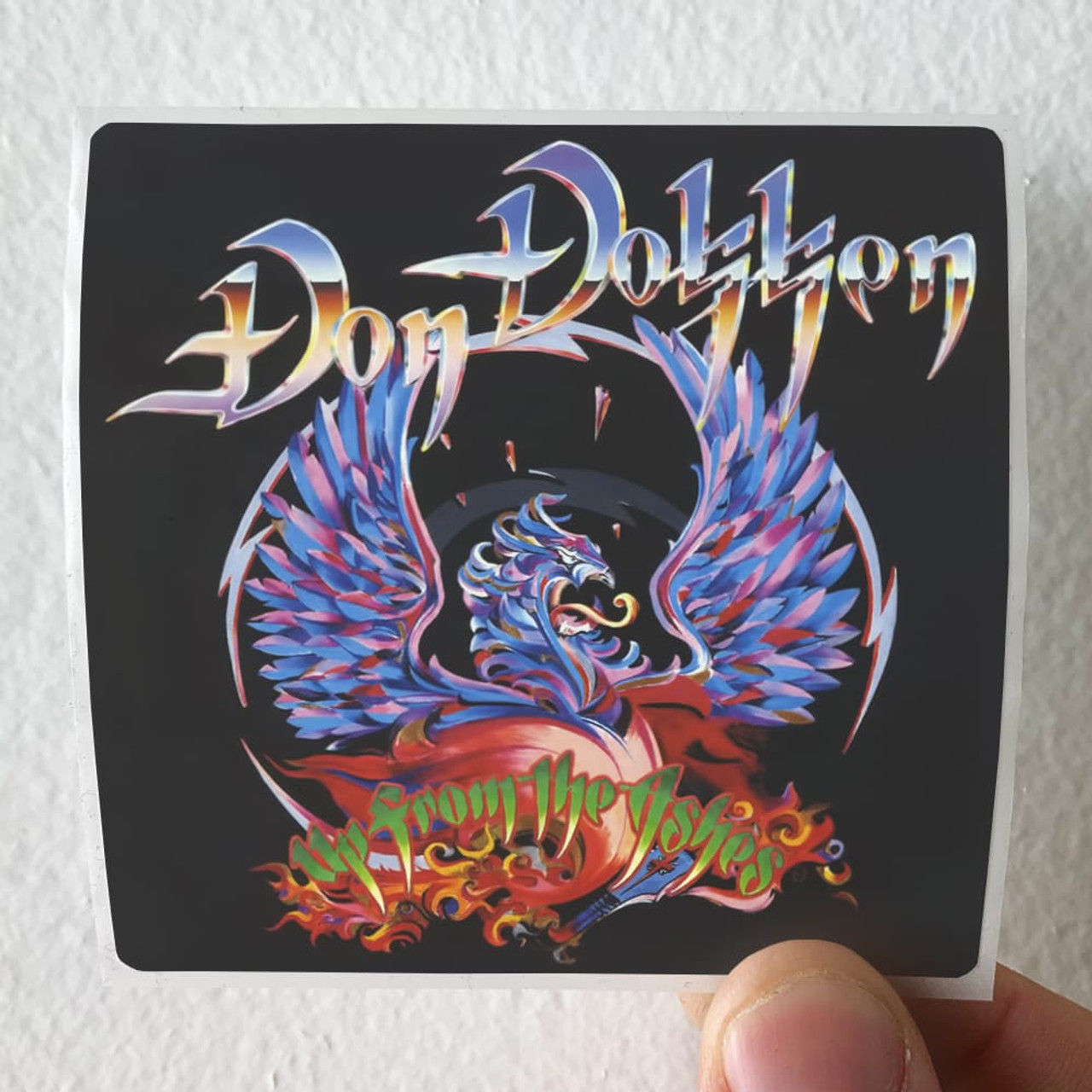 Don Dokken Up From The Ashes Album Cover Sticker