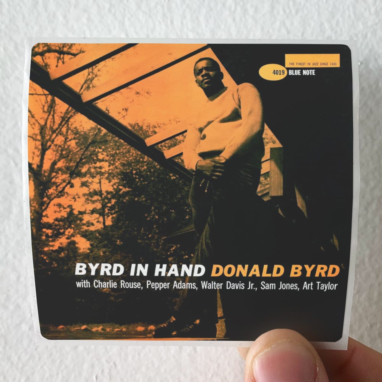 Donald Byrd Byrd In Hand Album Cover Sticker