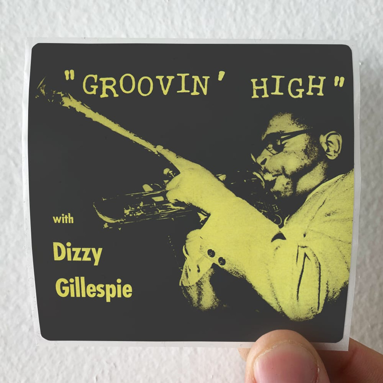 Dizzy Gillespie Groovin High Album Cover Sticker