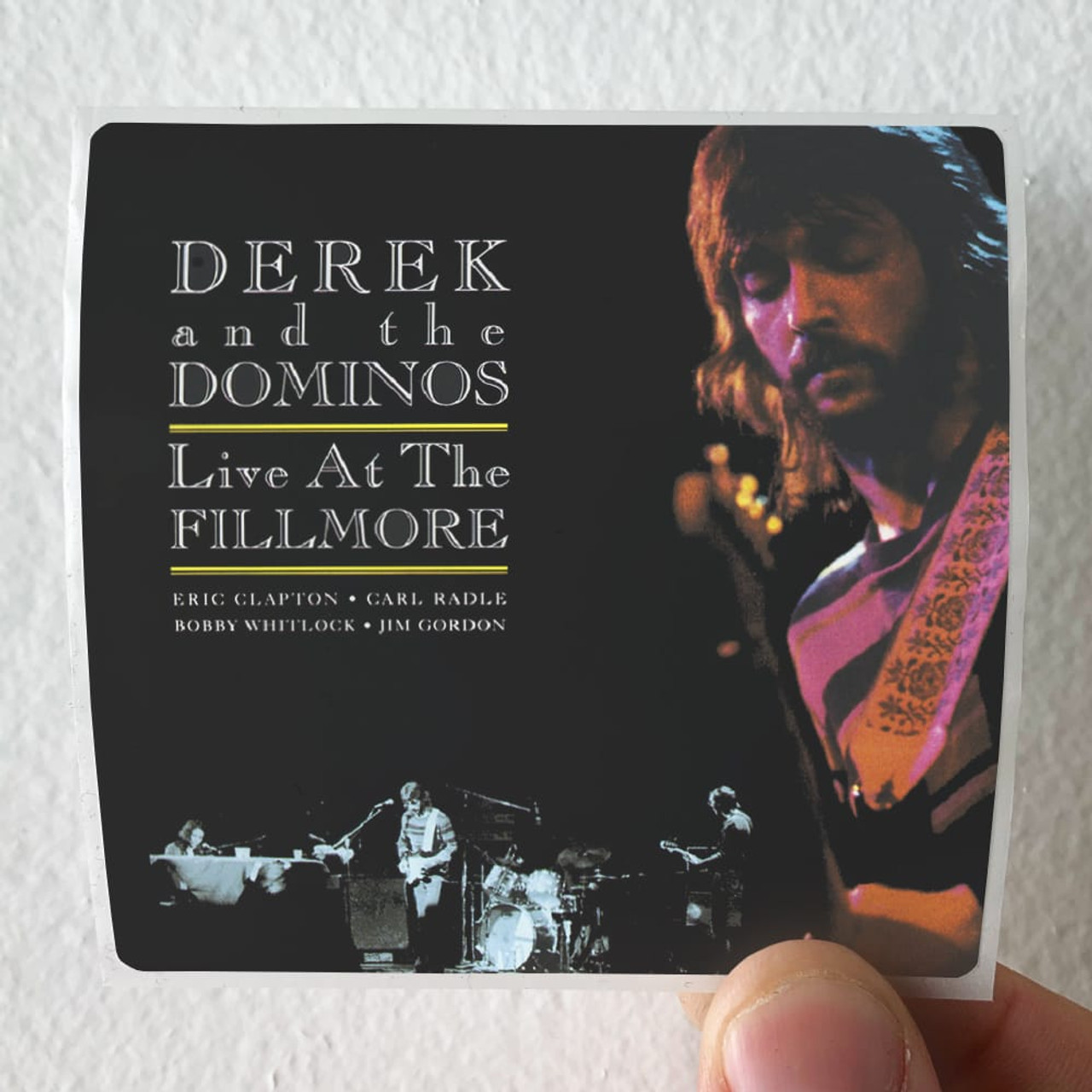 Derek and the Dominos Live At The Fillmore Album Cover Sticker