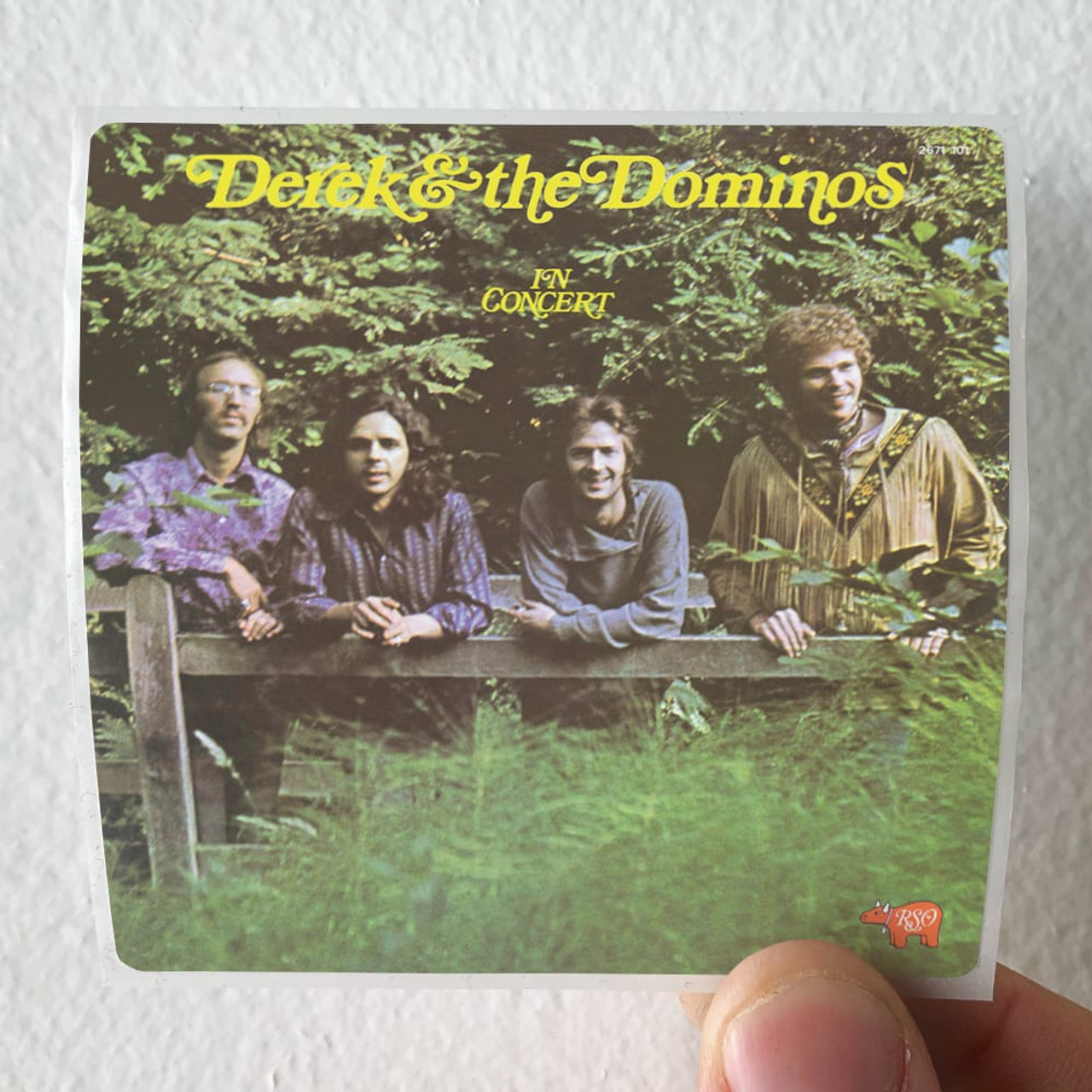 Derek and the Dominos In Concert Album Cover Sticker