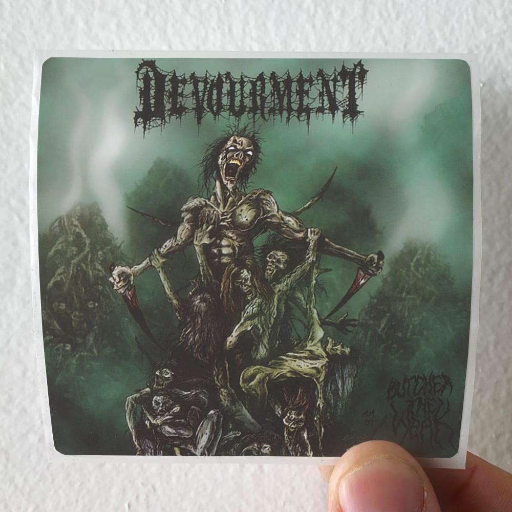 Devourment Butcher The Weak Album Cover Sticker