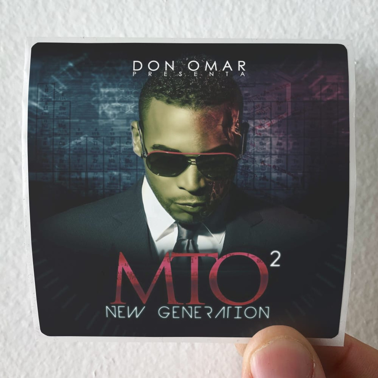 Don Omar Mto New Generation Album Cover Sticker
