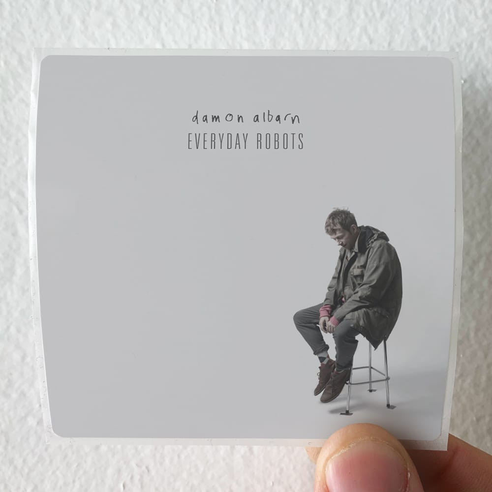 Damon Albarn Everyday Robots Album Cover Sticker