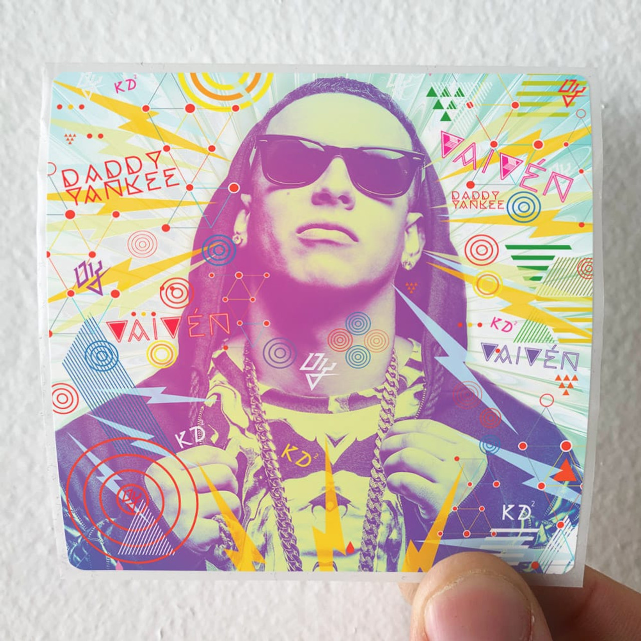 Daddy Yankee Talento De Barrio Album Cover Sticker