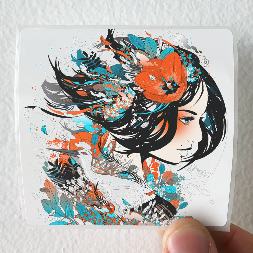 DJ Okawari Compass Album Cover Sticker
