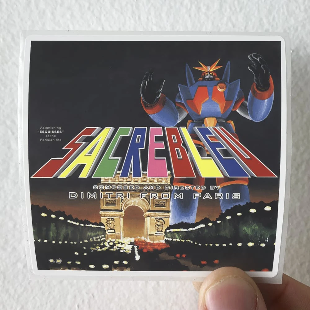 Dimitri From Paris Sacrebleu Album Cover Sticker