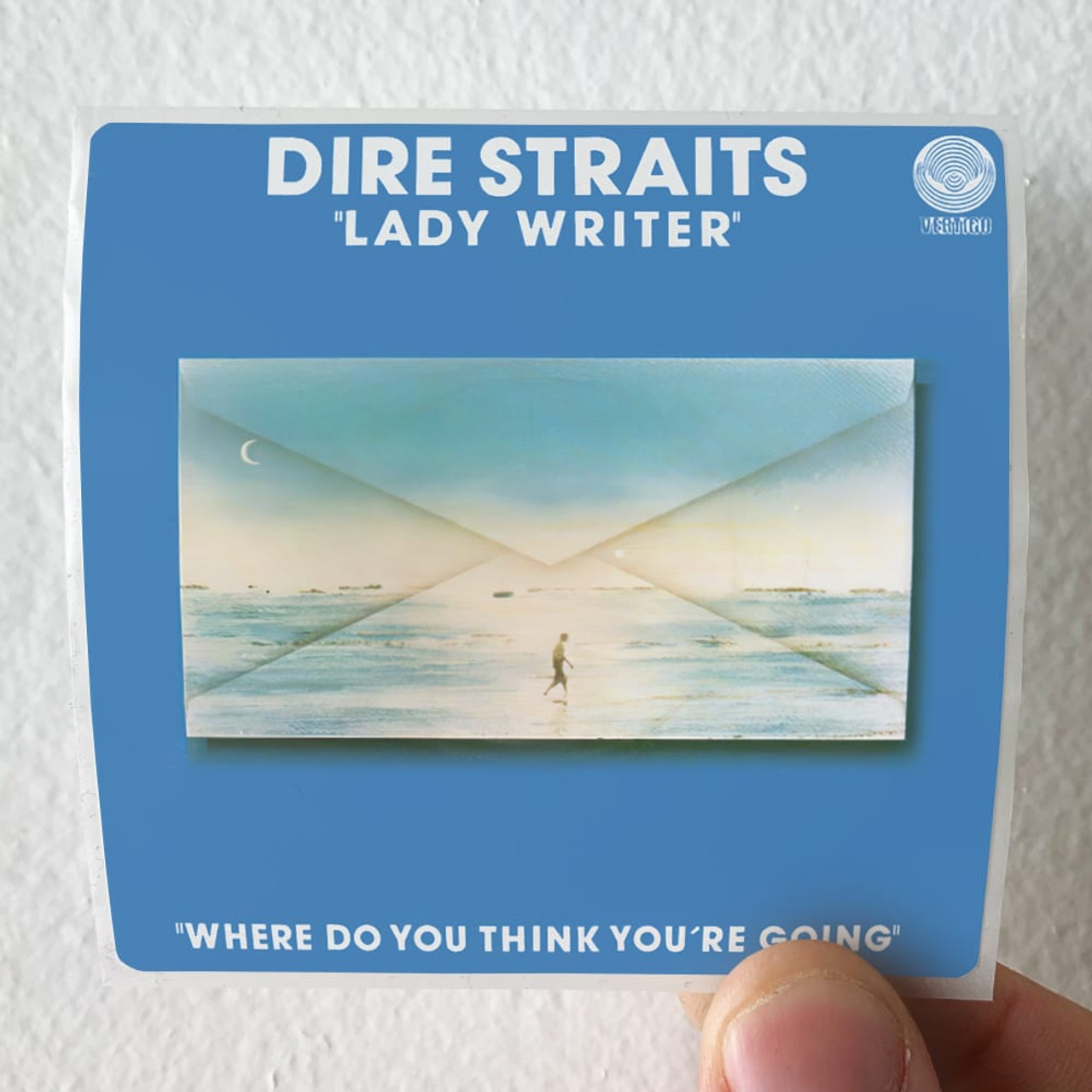Dire Straits Lady Writer 5 Album Cover Sticker dire-straits-lady-writer-5-album-cover-sticker