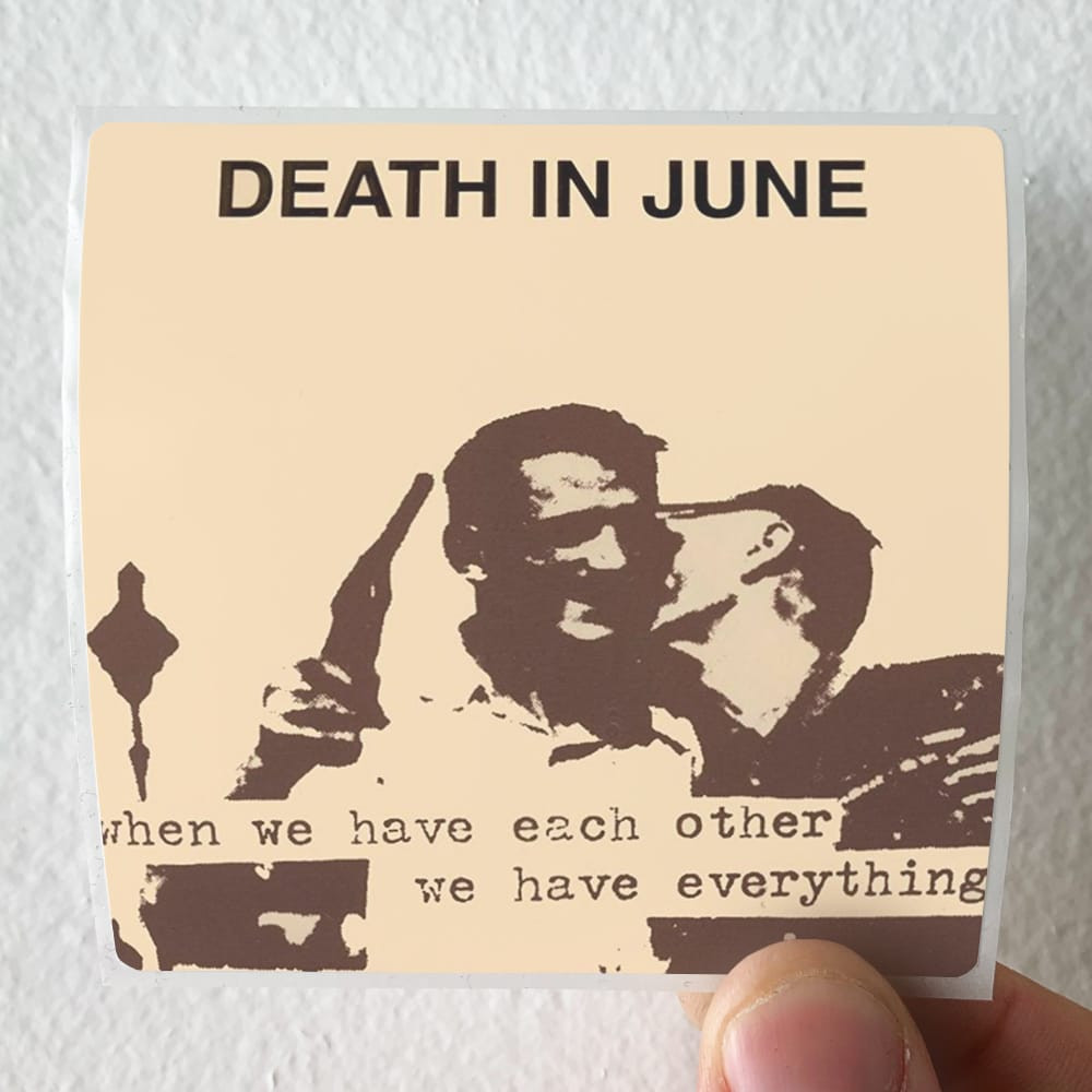 Death in June The Guilty Have No Pride 1 Album Cover Sticker