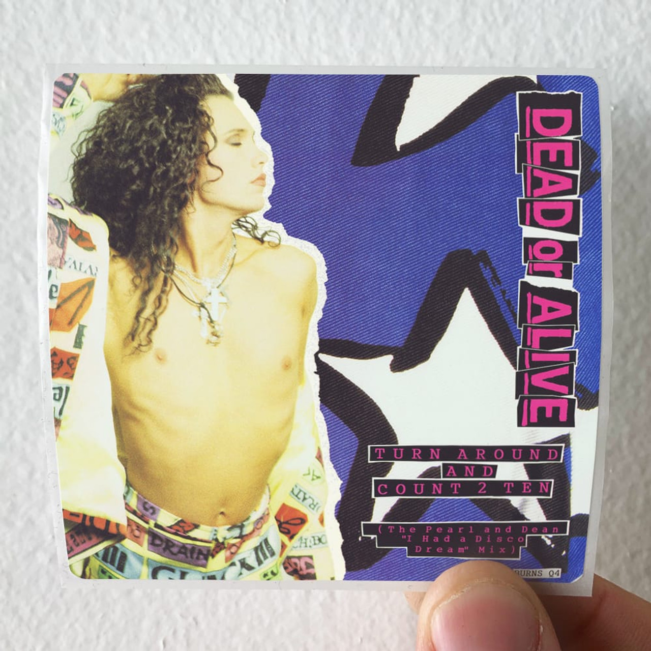 Dead or Alive Turn Around And Count 2 Ten Album Cover Sticker