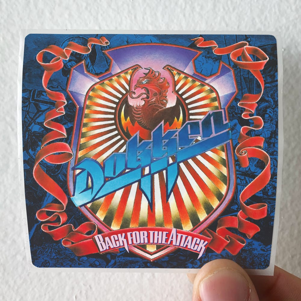 Dokken Back For The Attack Album Cover Sticker