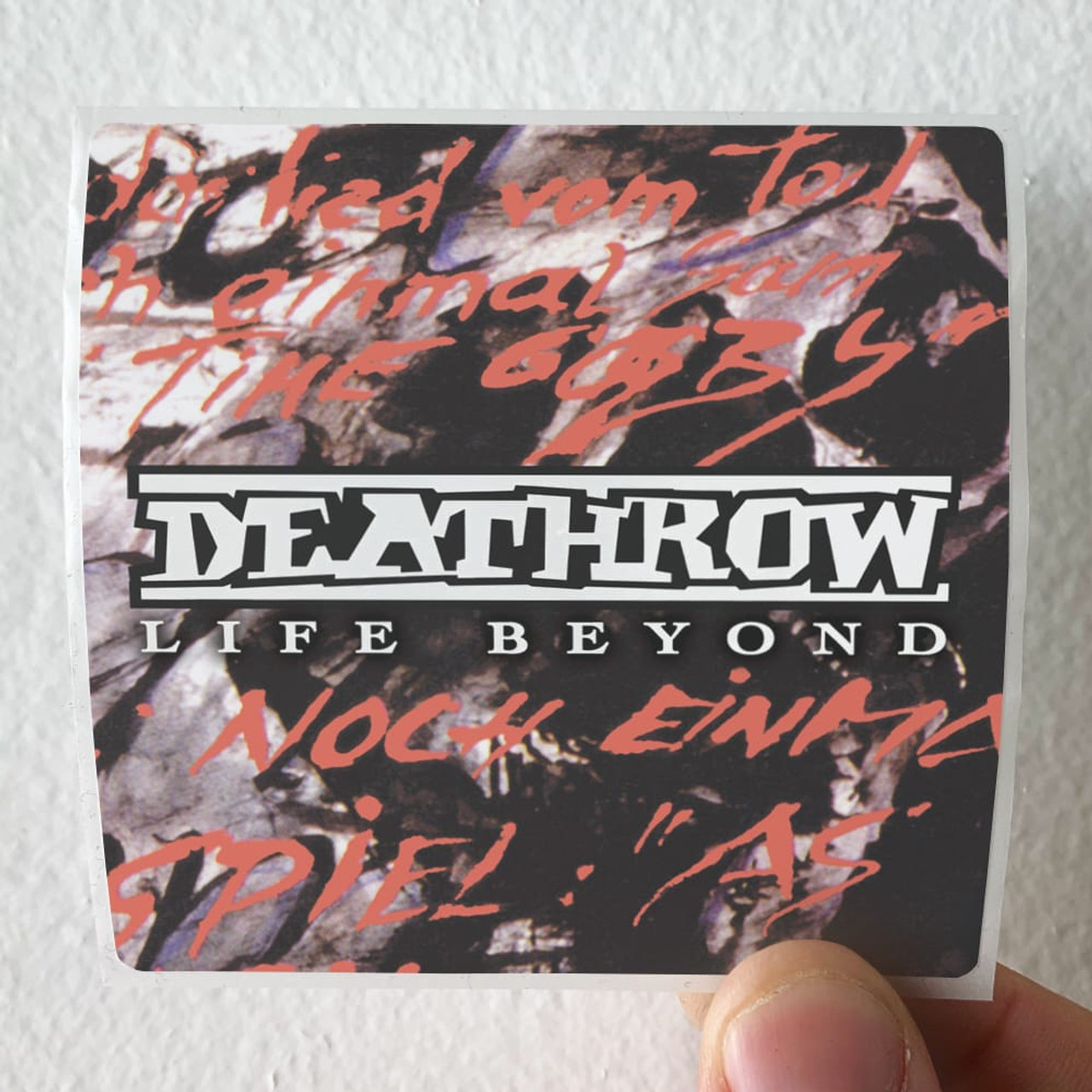 Deathrow Life Beyond Album Cover Sticker