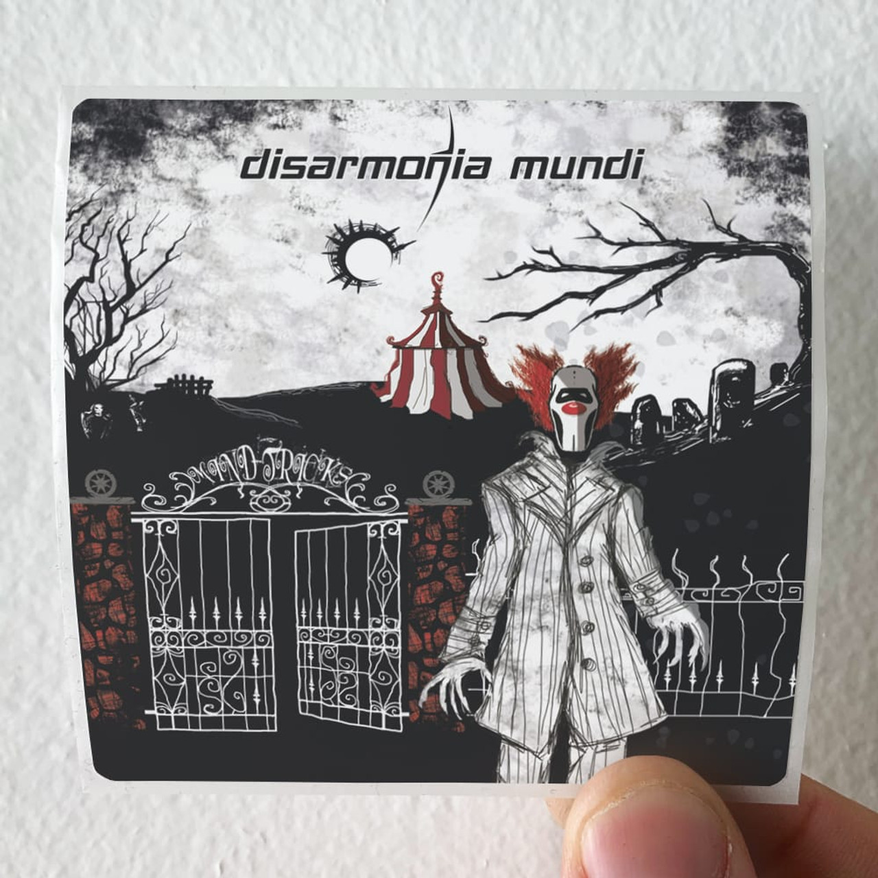 Disarmonia Mundi Mind Tricks Album Cover Sticker