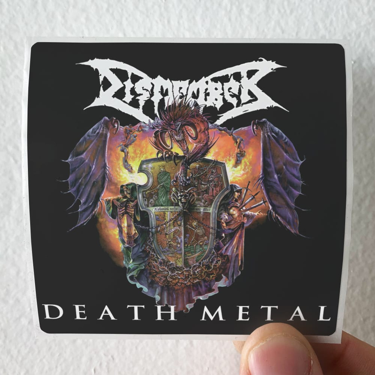 Dismember Death Metal Album Cover Sticker