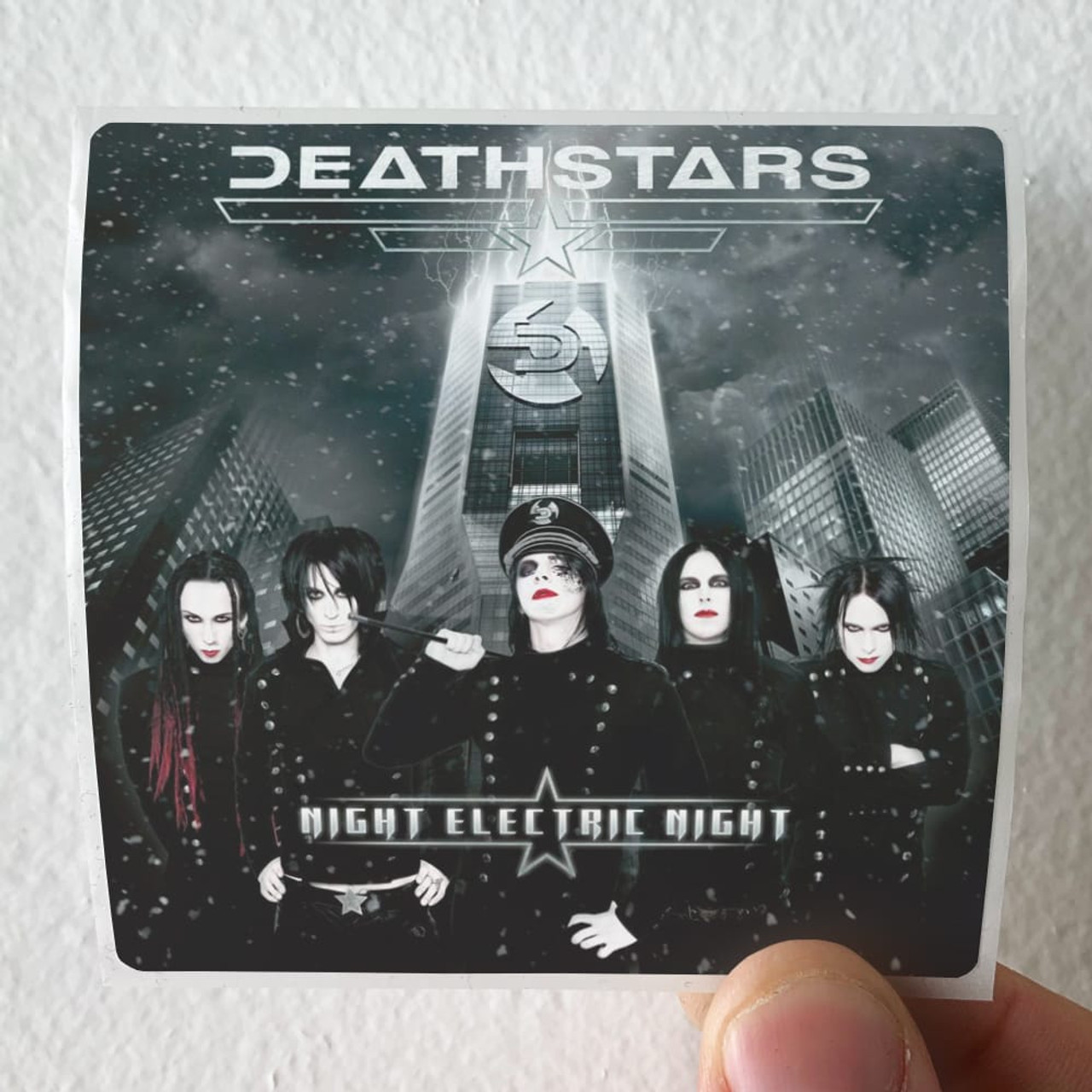 Deathstars Night Electric Night Album Cover Sticker