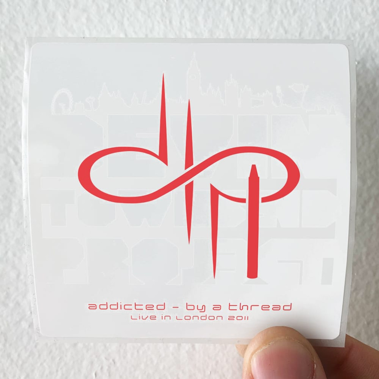 Devin Townsend Project Addicted By A Thread Live In London 2011 Album Cover  Sticker