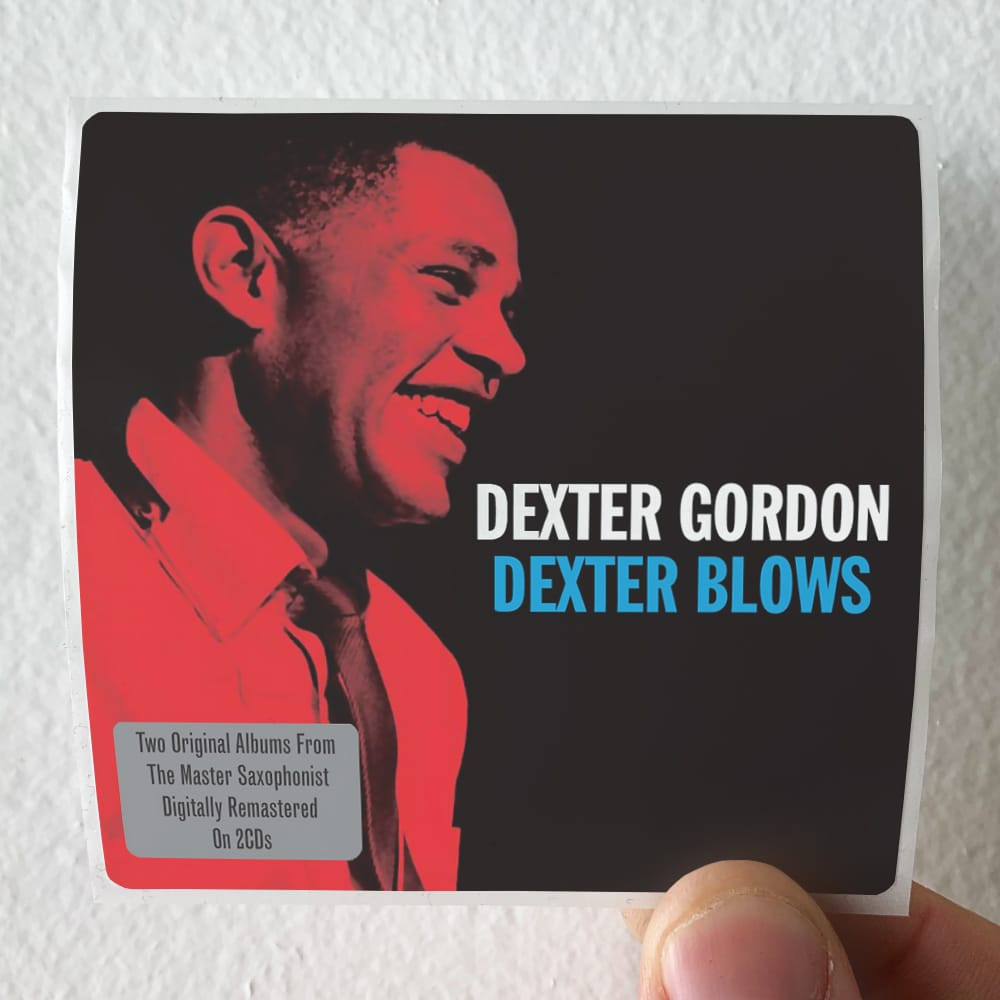 Dexter Gordon Dexter Blows Album Cover Sticker