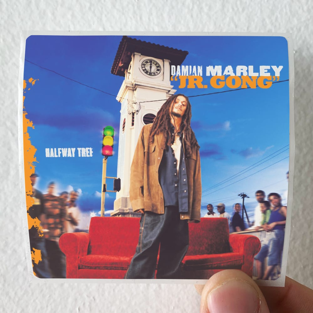 Damian Marley Halfway Tree Album Cover Sticker