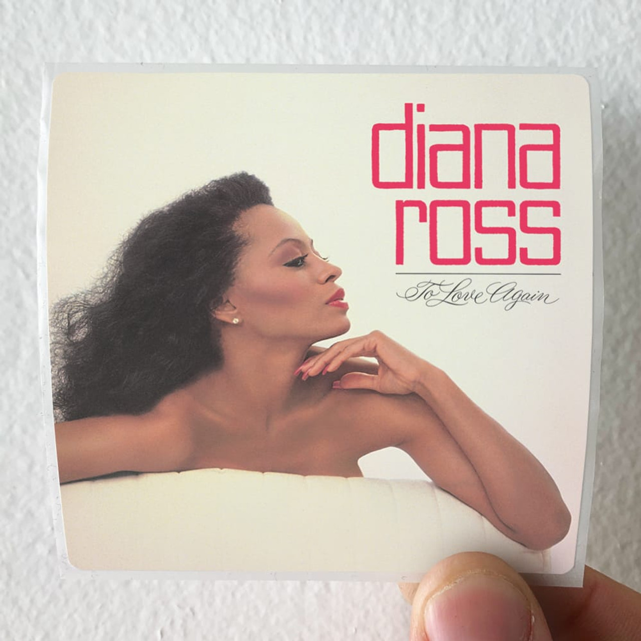 Diana Ross To Love Again Album Cover Sticker