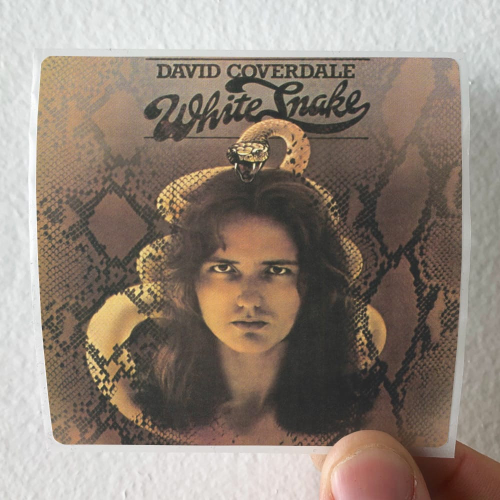 David Coverdale Whitesnake Album Cover Sticker