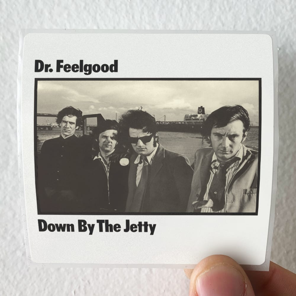 Dr. Feelgood / Down By The Jetty uk盤LP Dr Feelgood Down By The Jetty Album Cover Sticker