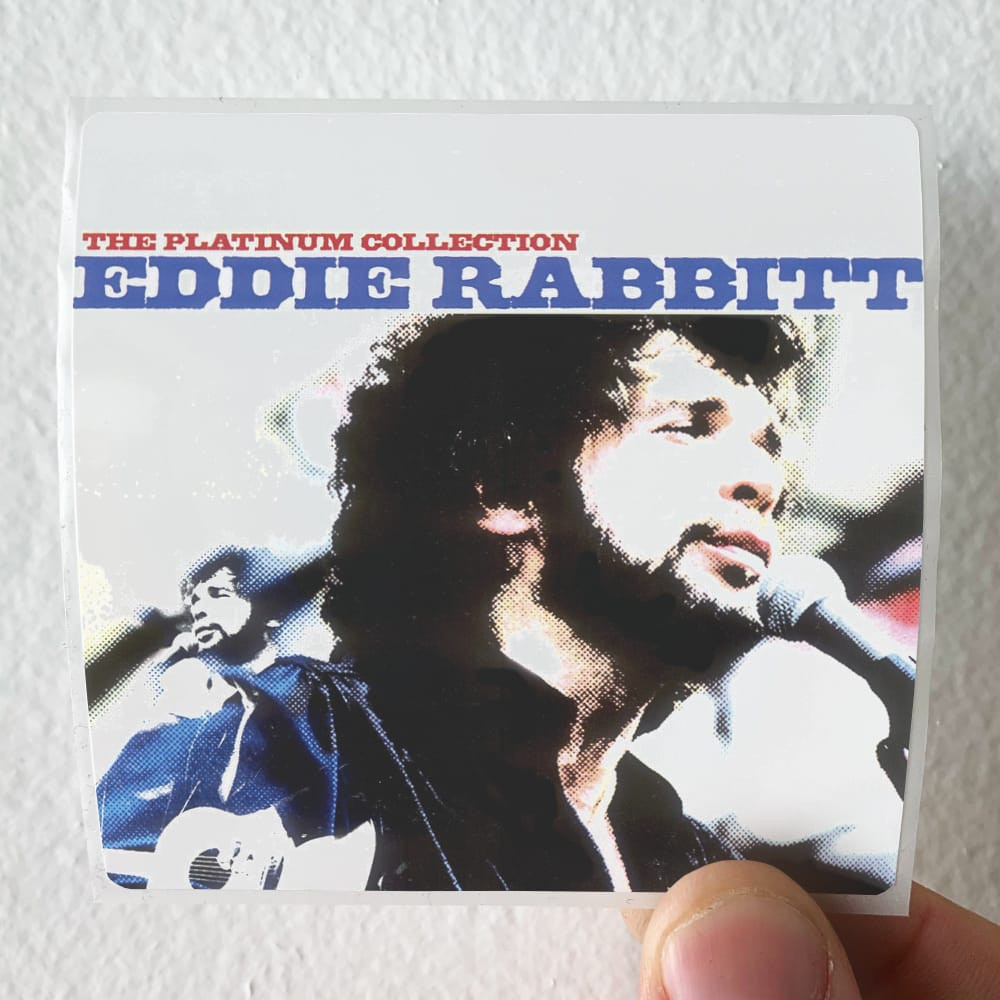 Eddie Rabbitt The Platinum Collection Album Cover Sticker