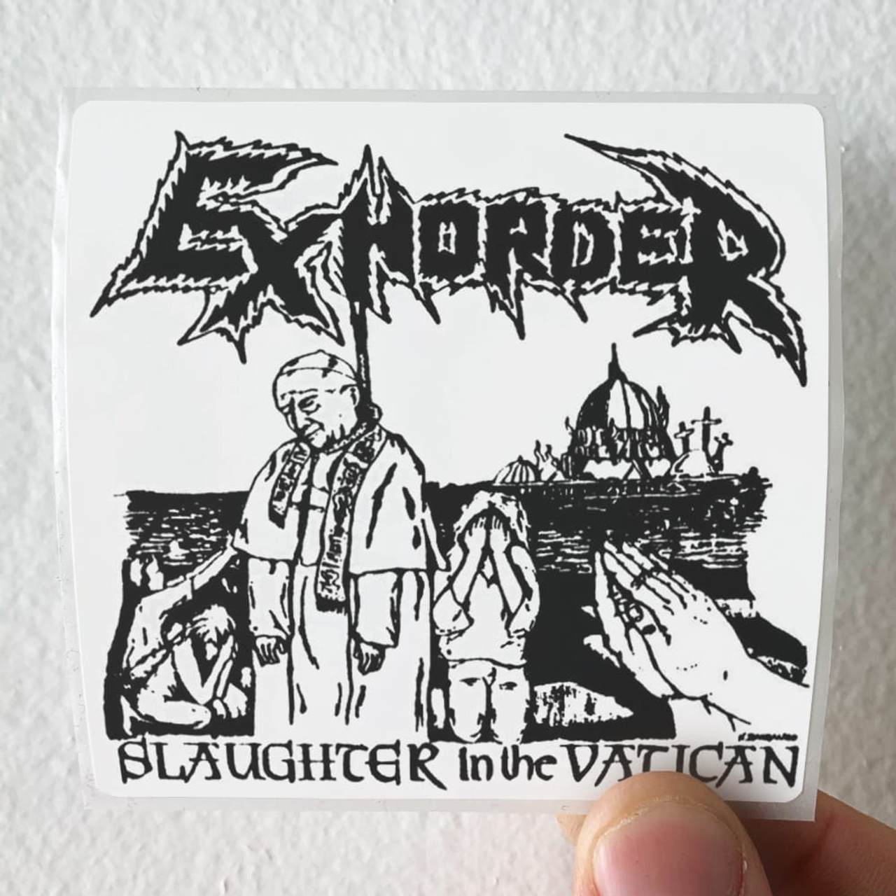 Exhorder Slaughter In The Vatican Album Cover Sticker