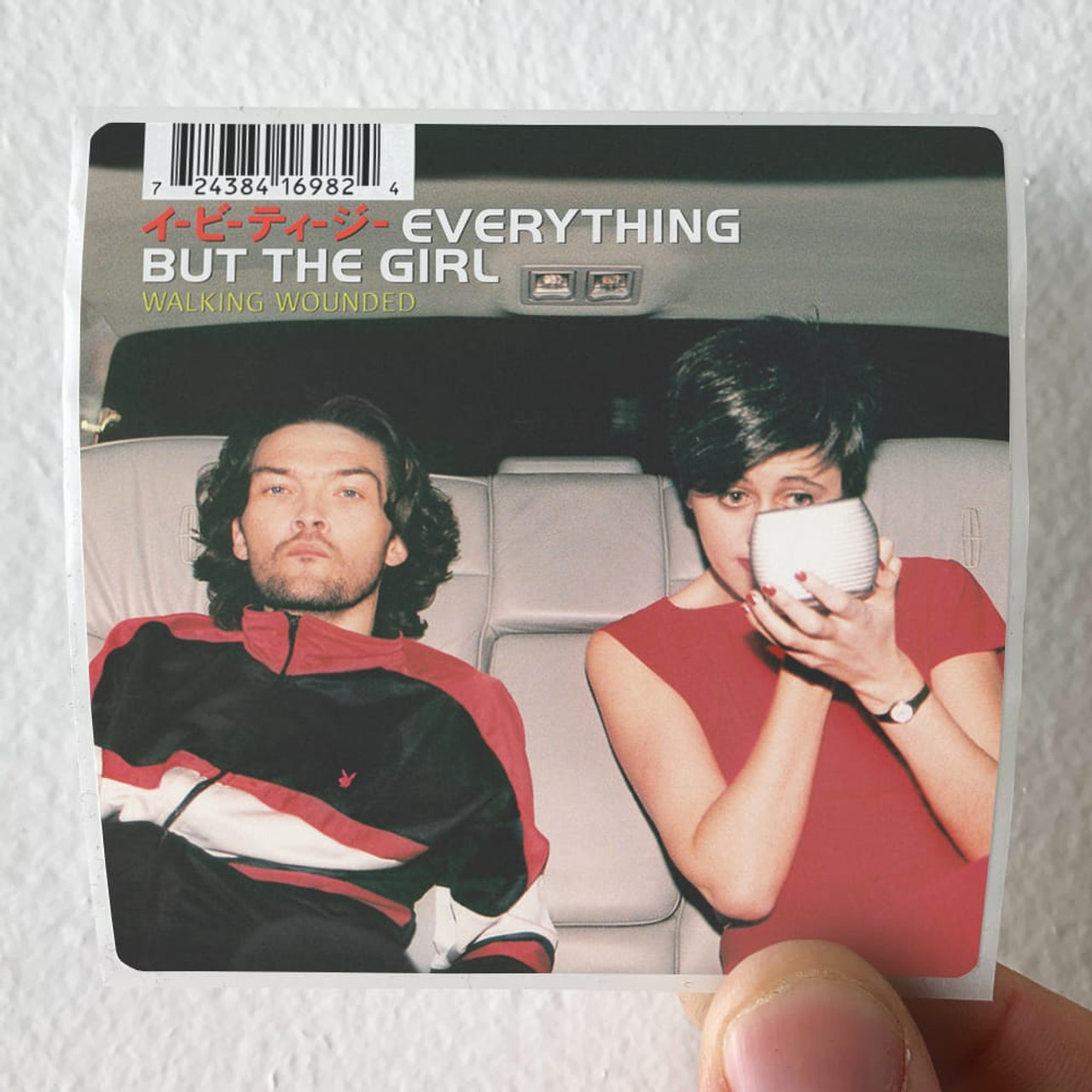 Everything but the Girl Walking Wounded Album Cover Sticker