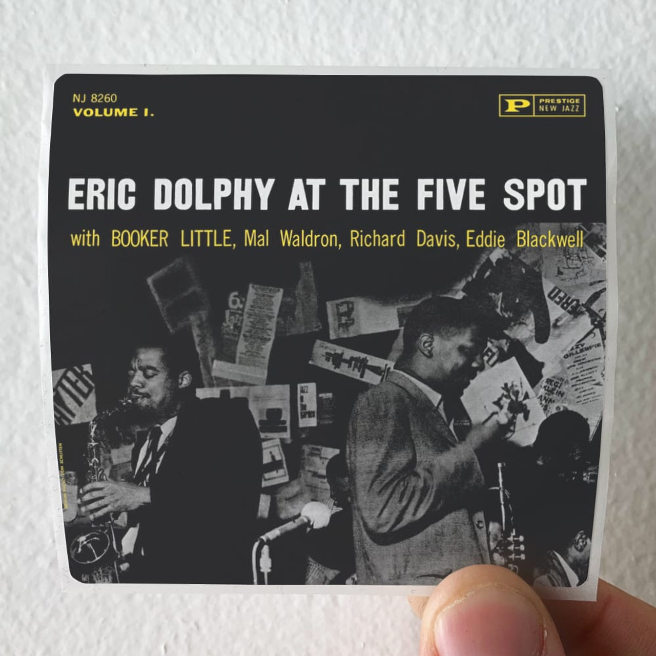 Eric Dolphy At The Five Spot Vol 1 Album Cover Sticker