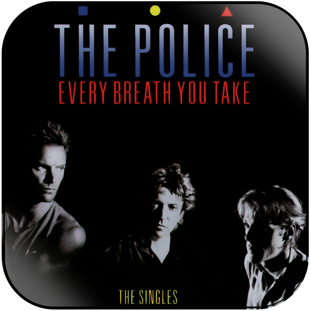 The Police Every Breath You Take The Singles Album Cover Sticker