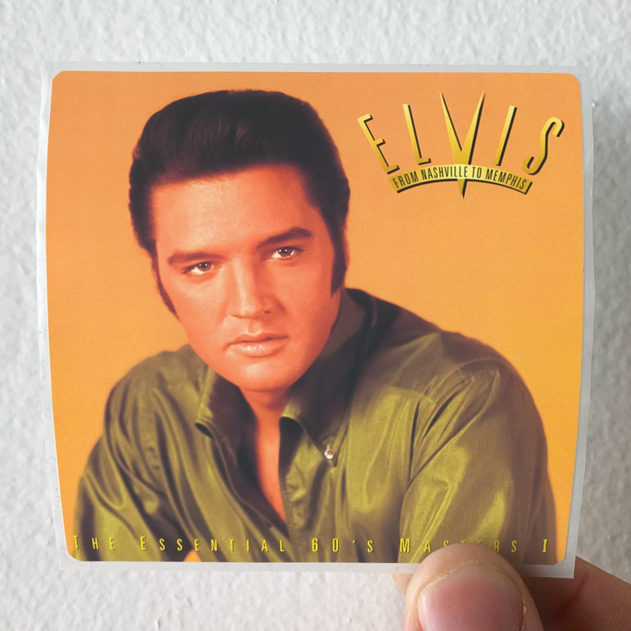 Elvis Presley From Nashville To Memphis The Essential 60S Masters 3 Album  Cover Sticker