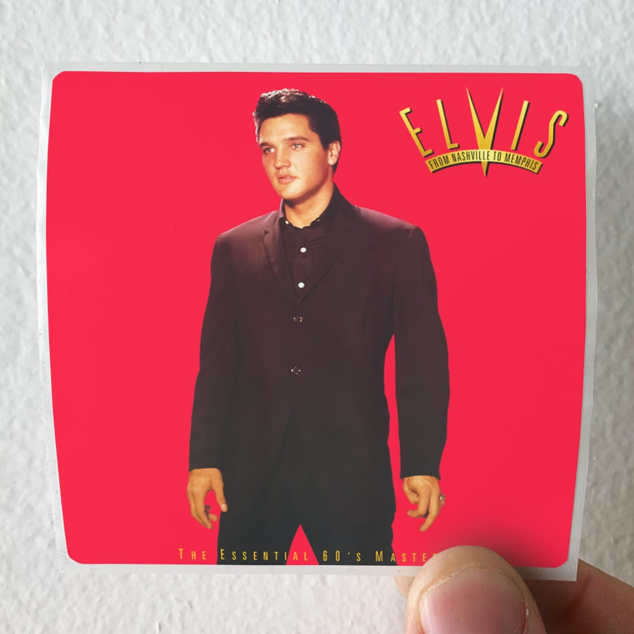 Elvis Presley From Nashville To Memphis The Essential 60S Masters 5 Album  Cover Sticker